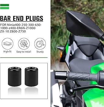 Amazon.com: CHIFUN Handle Bar Ends Plug Caps for Ninja400 ABS 2018